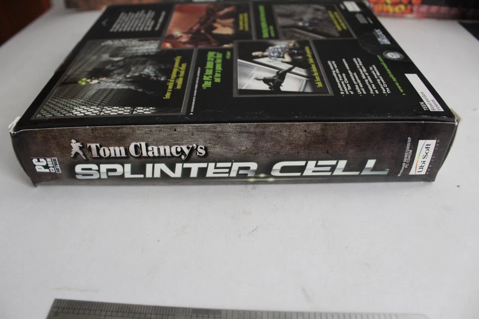 Tom Clancy's Splinter Cell (PC Game, 2002) Rare Big Box SEALED Large Ubisoft NEW - Image 4 of 4