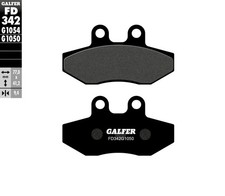 GALFER BRAKE PAD SEMI METAL SCOOTER YAMAHA XC 125 C, MBK FLAME X 125 FD342G1050