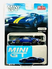 Mini GT Mijo Exclusive Ford GT Sunoco Blue #614