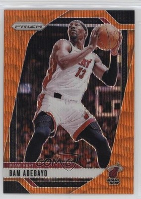 2024-25 Panini Prizm Orange Wave Prizm 8/60 Bam Adebayo #97 1t4l