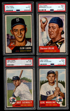 NICE! Gene Woodling #264 1953 Topps Baseball Card Graded PSA 6 - ONE CARD ONLY