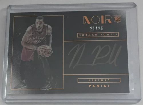 2015-16 Panini Noir Norman Powell Auto Color Bronze RC 21/25 #NC-NPW