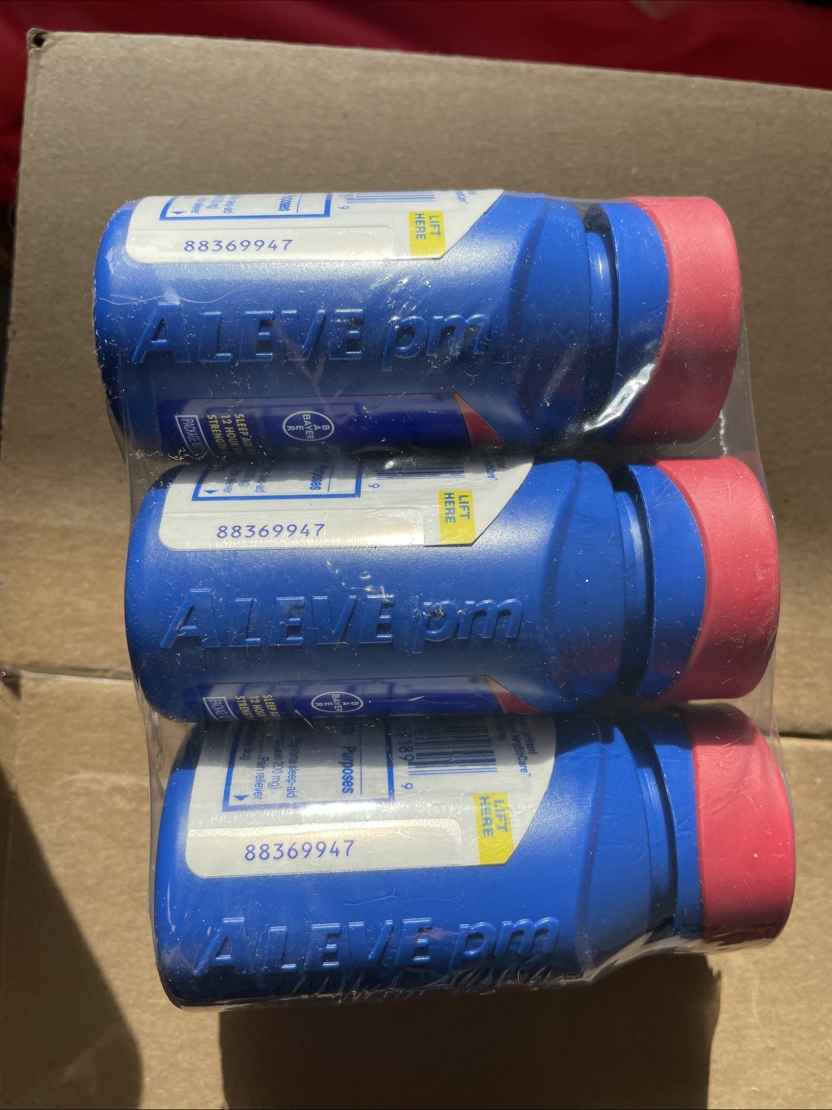 Aleve PM Sleep Aid Plus Pain Reliever Caplets - 80 Count Three(3) Pack