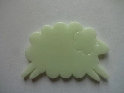 Spielzeug für Puppenstube / Leuchtfigur " Schaf - ca 50 mm lang - Bild 1 von 3