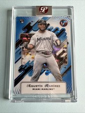 2025 Topps Pristine - Agustin Ramirez #122 Blue Refractor /75 (RC)