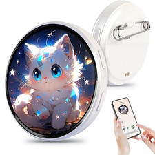 New Electronic Display Badge Digital Show 1.7 inch Touch Screen Pictures Videos