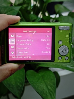 SONY Cyber Shot DSC-W610 green 14.1MP 4x Optical Zoom 95% NEW