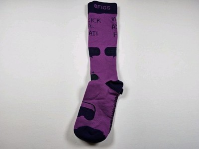 FIGS Compression Wake Up, Kick A** Wear Figs Medical Nurse Socks Size S