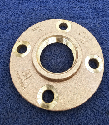 SA LF C89833 Threaded Floor Flanges 2-1/2 150#B16 Replacement Durable 4 Hole