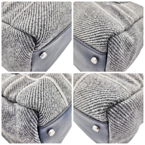 Brunello Cucinelli Boston Tasche Leder grau AUS JAPAN - Bild 6 von 24