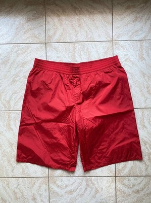 Prada Nylon Swim Shorts Red Size 52 (IT)/XL