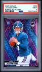 2025 PANINI MOSAIC PURPLE NO HUDDLE #362 JAXSON DART ROOKIE RC /50 PSA 9