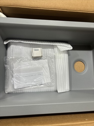 Kohler K-25784-CM4 34" Undermount Farmhouse Sink - Matte Grey - Bild 4 von 6