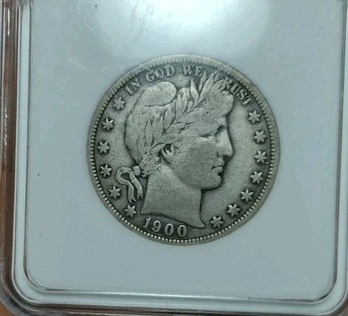 1900-S Barber Half Dollar- Great looking Barber - Fine - Reverse Scratch