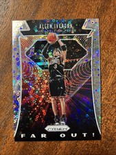 2019-20 Panini Prizm Basketball #18 Allen Iverson Far Out Disco Prizm