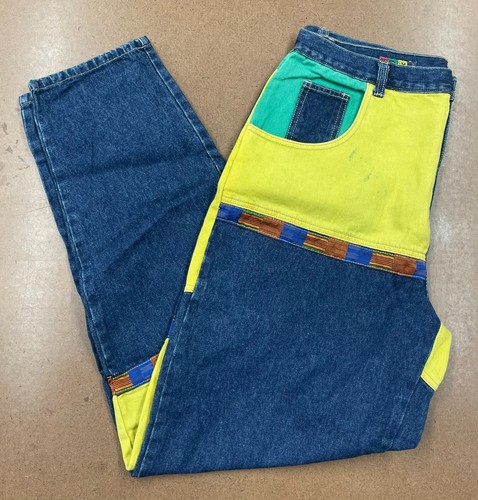 Vintage 80s Levi's Orange Tab Acid Wash Super Straights Jeans - Deadstock NWT - Image 1