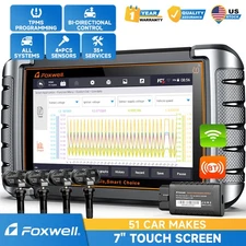 Foxwell NT809 TS Bidirectional Car OBD2 Scanner Diagnostic Tool TPMS Key Coding