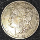 1883-O $1 Morgan Silver Dollar - BU Rainbow 🌈 Toning