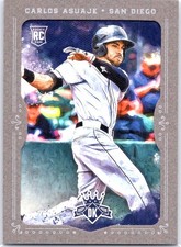 2017 Panini Diamond Kings #170 Carlos Asuaje Framed Grey