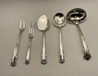 Vintage Lunt Modern Victorian Sterling Silver Serving Set - Lot of Five - NR