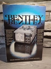 Vintage Bentley 5&rdquo; Portable Black & White TV