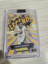 Aaron Rodgers Wild Card Comix Rookie And Legend 1/1