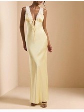 Rumored Venice Maxi Dress in Banana Women's sz S NWT Boho Beach Vacation Resort