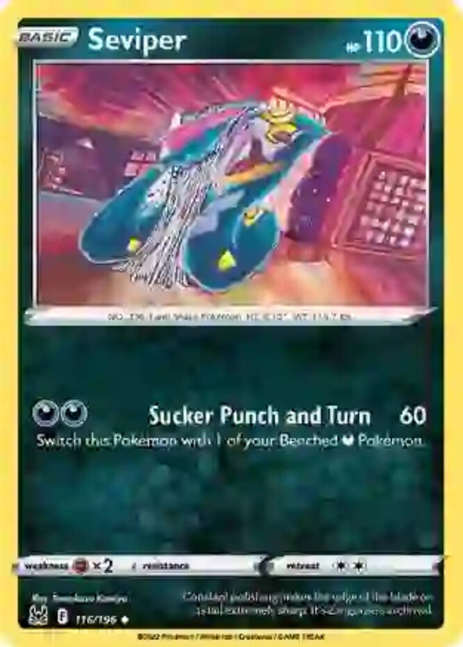 Seviper - 116/196 - Uncommon - Lightly Played