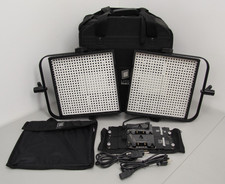 Litepanels LP-1 X1 5600K-Spot Led Lite Panel Set Filters Case Anton Bauer Or DC