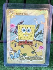 Rare SpongeBob SquarePants R Holo Foil Trading Card SBSP-R-006 Nickelodeon