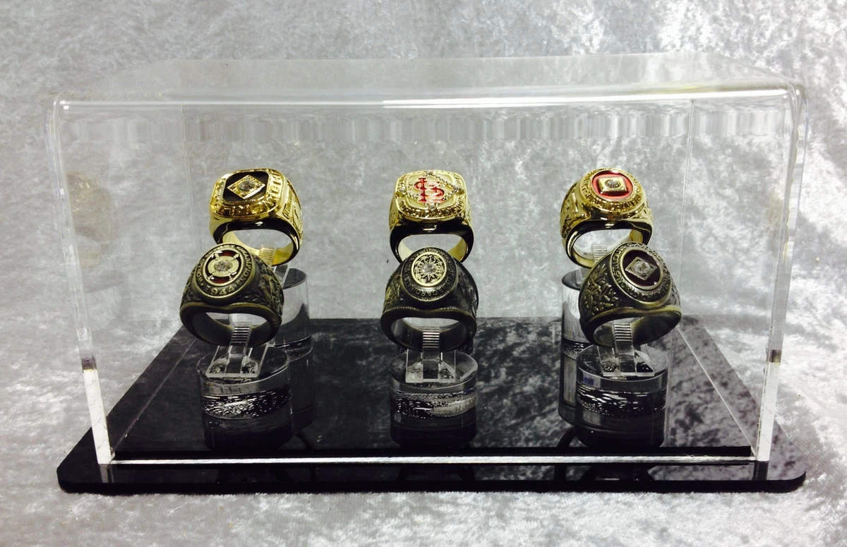 Super bowl ring display hotsell case