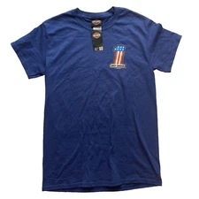 Harley-Davidson Men's Orlando HD T-Shirt #1 America Metro Blue Size S NEW