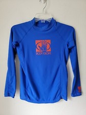 Body Glove Youth Long Sleeve Rash Guard Sun Protection Youth Kids Blue Size 12