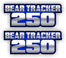 Bear Tracker 4x4 Blue Gas Tank Graphics Decal Sticker Atv quad 250 300 plastic