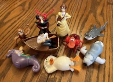 VINTAGE DISNEY MIXED LOT OFMCDONALDS HAPPY MEAL TOYS - TARZAN LITTLE MERMAID ETC