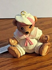 BABY'S GIRL FIRST 1ST CHRISTMAS TREE ORNAMENT Bear