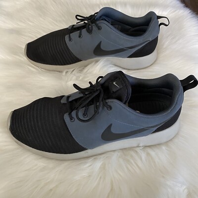 スパイク・シューズ NIKE ROSHERUN BR 29cm Nike Rosherun Men's Black Running Shoes Synthetic Leather