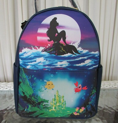 Disney Loungefly Ariel Little Mermaid Mini Backpack Classic  display picture 3