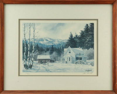 LES BARNETT Limited Edition Print Signed 216/650 1984 Peaceful