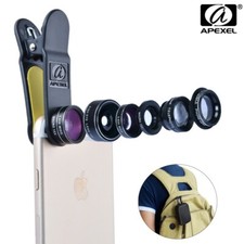 APEXEL 5in1 Weitwinkel Makro Teleskop Telefot...