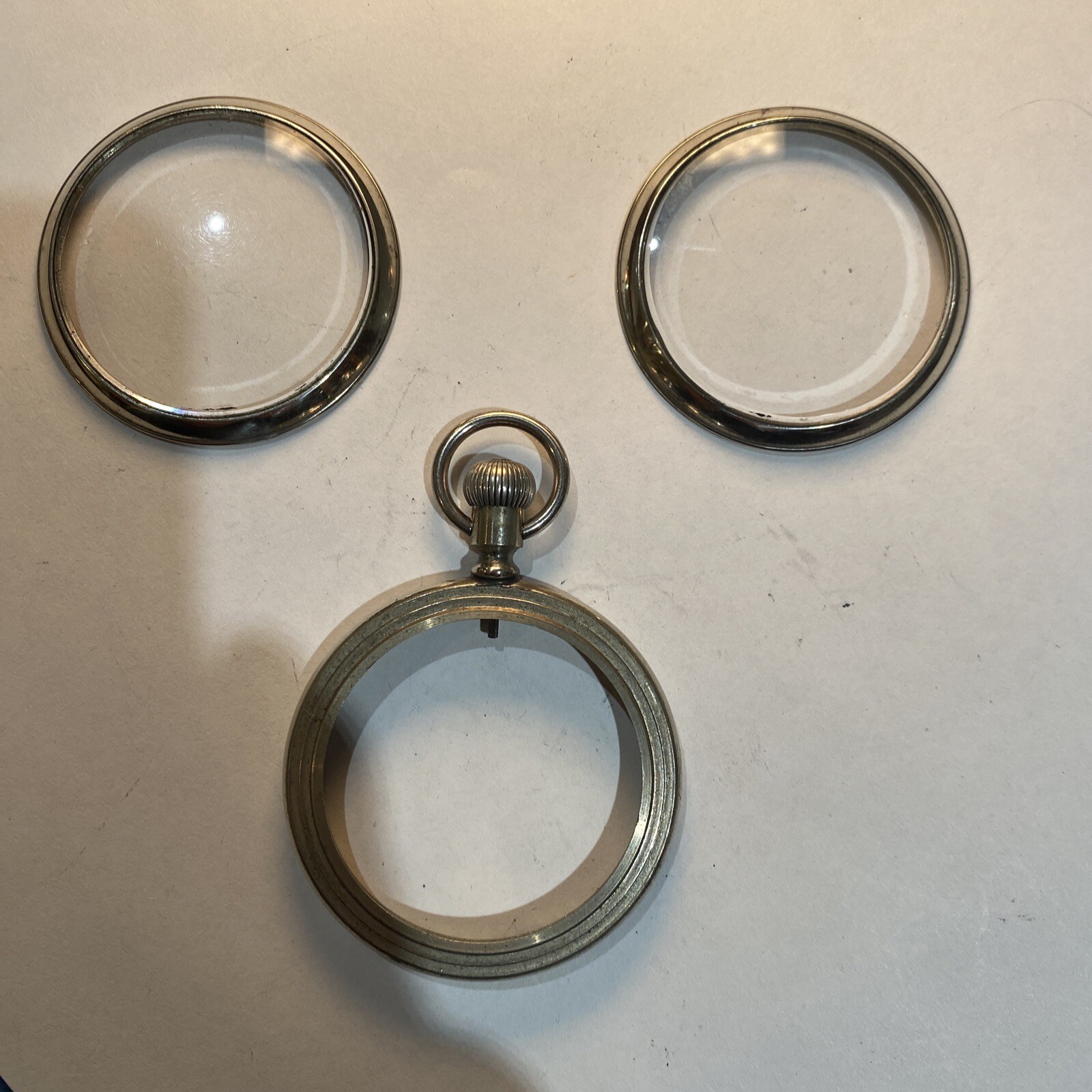 16 size Factory glass back Original display Pocket Watch Salesman Case