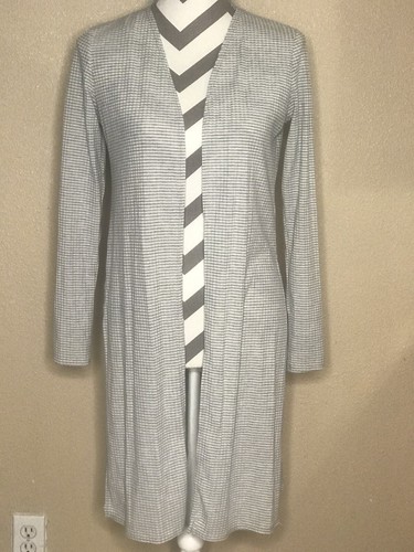 White Striped Stretch Long Sleeve 