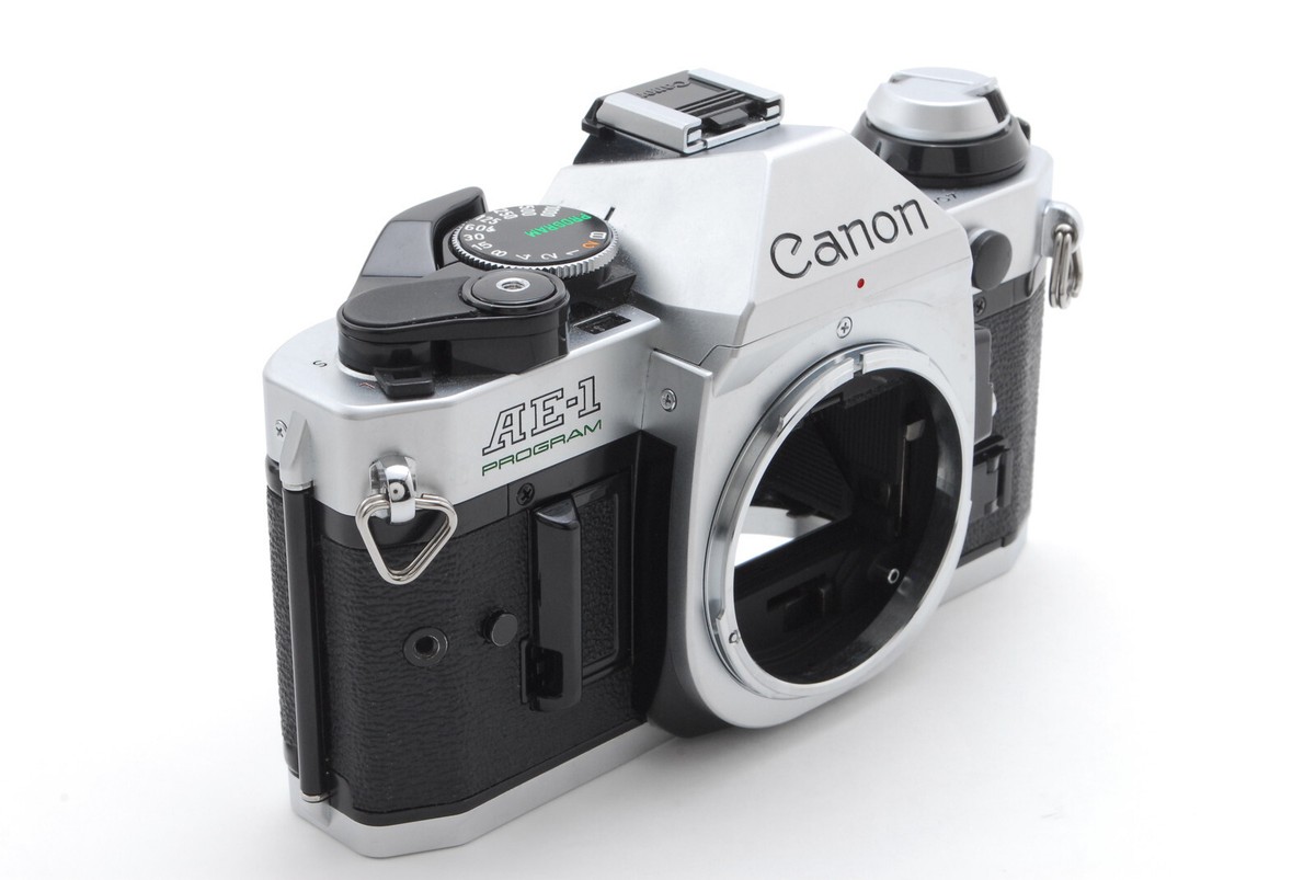 EXC+5】Canon AE-1 Program Silver SLR Camera 50mm f1.4 Motor Drive