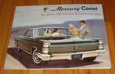 Original 1965 Mercury Comet Sales Brochure Catalog Caliente Cyclone 404 202 Original 1965 Mercury Comet Sales Brochure Catalog Caliente Cyclone 404 202