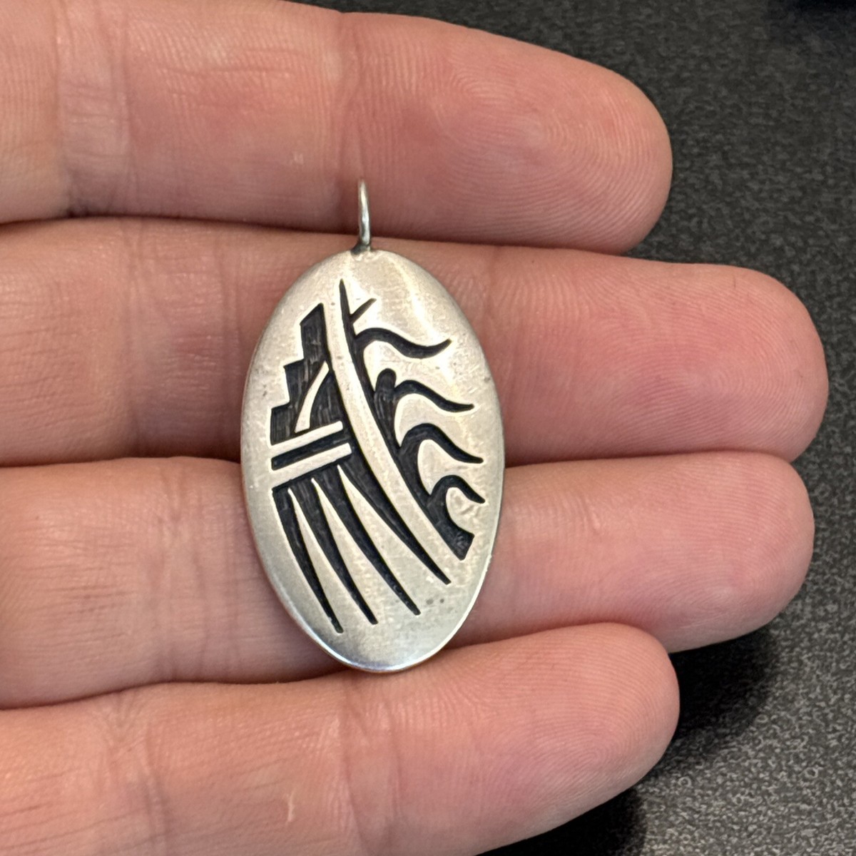Benjamin Mansfield Hopi Sterling Silver Pendant Vintage 11 | eBay