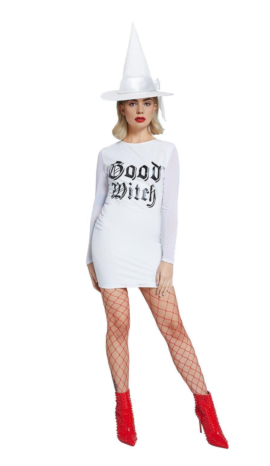 Smiffys Fever Good Witch Costume, White (Size M)