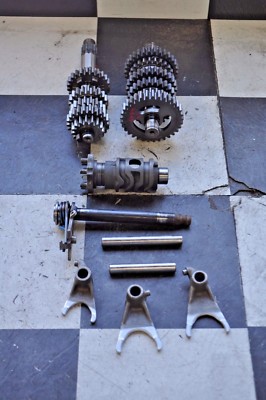 Q55 2003 - 2006 Kawasaki KX85 OEM TRANSMISSION GEAR SET SHIFT DRUM