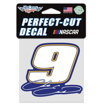 Chase Elliott 2024 Wincraft #9 Perfect Cut Decal 4x4