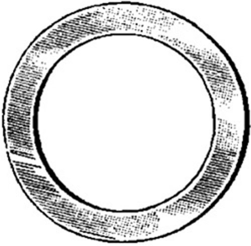 25 3/16" Copper Washers 1/4" I.D. 5/8" O.D. 1/16" Thick - Bild 1 von 3
