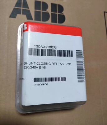 1pc ABB SHUNT CLOSING RELEASE-YC 220/240V E1/6 61000600
